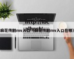 麻花传剧mv入口（麻花传剧mv入口在哪）
