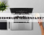 花花影院第七影院（花花影院为什么不见了）